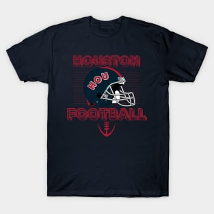 Houston Football Vintage Style T-Shirt